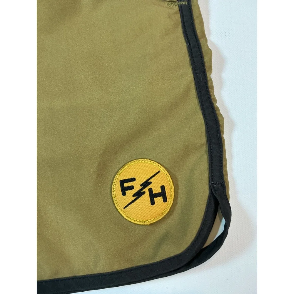 Fasthouse After Hours Bomber Boardshorts Olive Youth Boys Swim Trunks Size 24